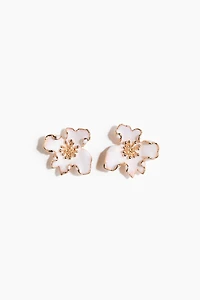 Flower-Shaped Earrings