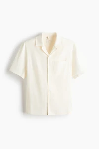 Easy Care Relaxed-Fit Linen-Blend Shirt
