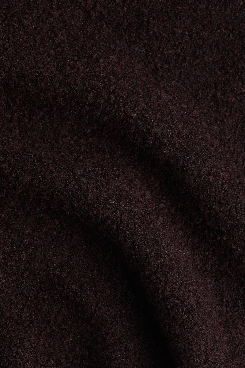 Bouclé-Knit Mini Shorts