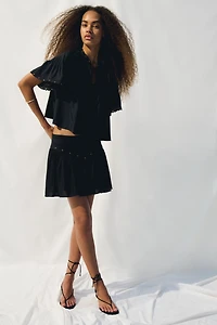 Blouse with Pintucks