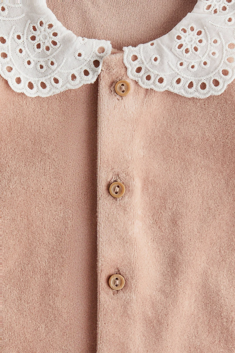 Cotton Velour Jumpsuit