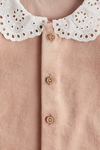 Cotton Velour Jumpsuit