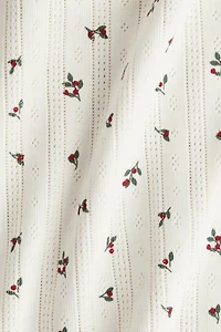 2-Piece Cotton Pointelle Set