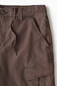 Loose-Fit Cotton Cargo Shorts