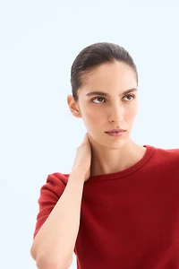 Fine-Knit Cashmere Top