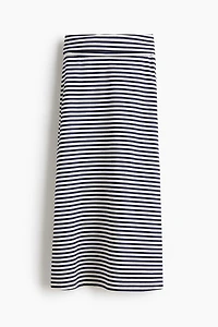 Cotton Skirt with Foldover Waist