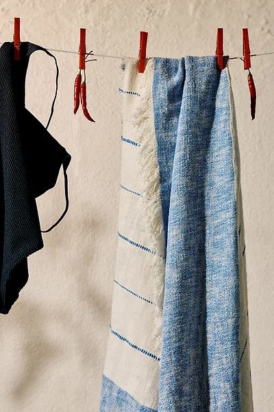 Linen-Blend Throw
