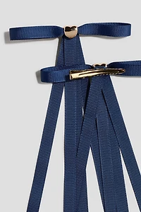 Lot de 2 barrettes ornées d'une boucle