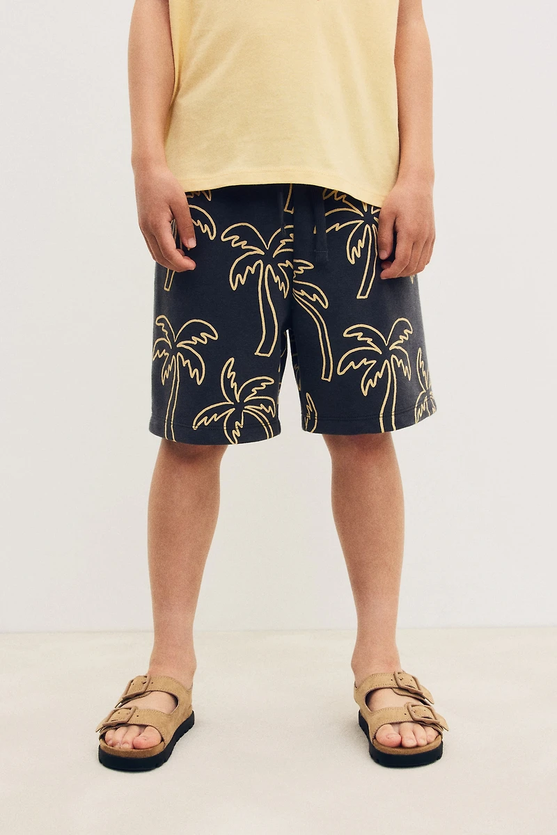 Printed Sweatshorts