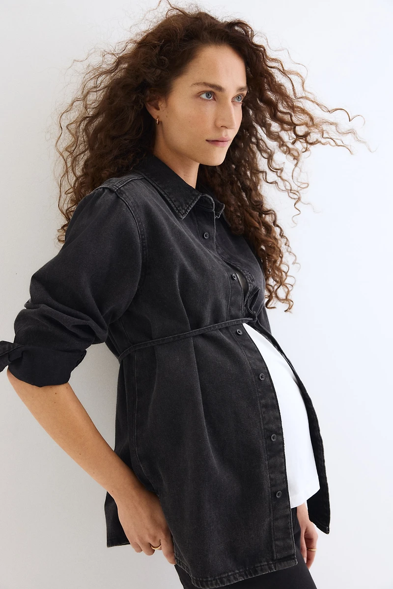 MAMA Before & After Denim Shirt