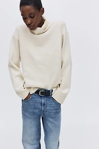 Chandail ample à col roulé