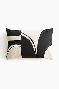 Patterned Canvas Cushion Cover