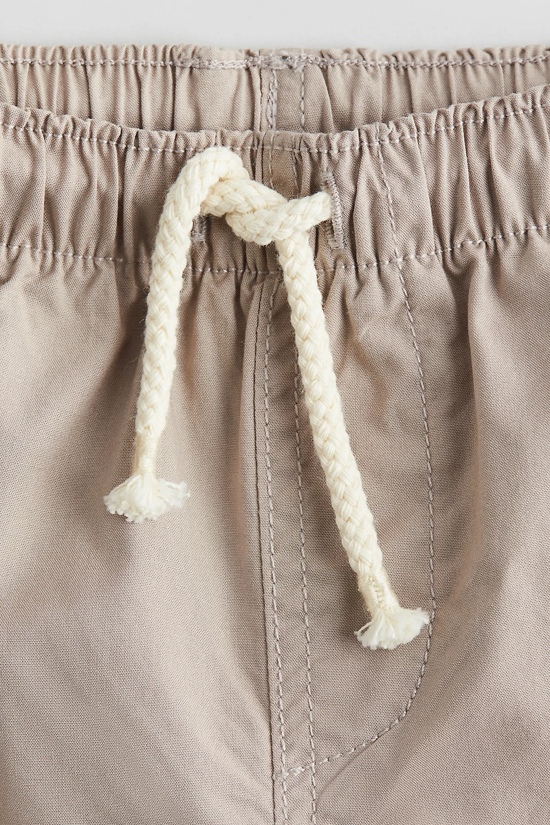 Pantalon de jogging en popeline coton