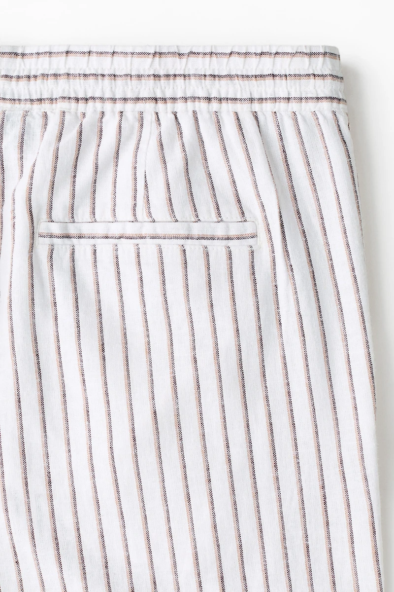 Relaxed-Fit Linen-Blend Shorts