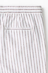 Relaxed-Fit Linen-Blend Shorts