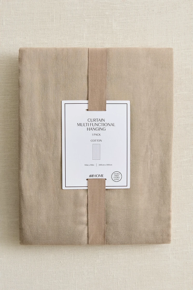 Lot de 1 rideau long et large