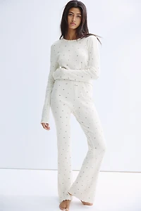 Pyjama en jersey pointelle