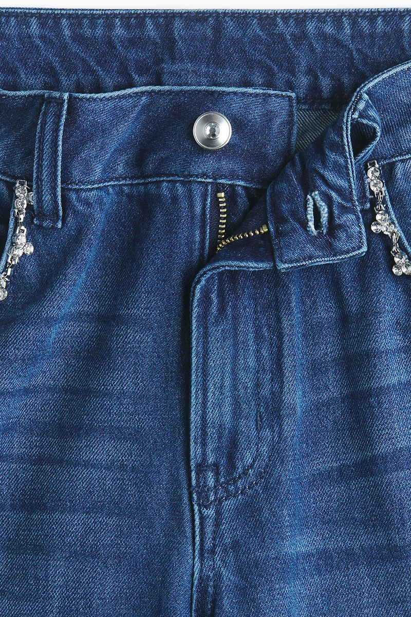 Jean ample taille haute