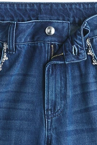 Jean ample taille haute