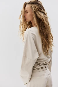 Haut à manches longues en coton