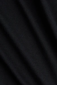 Draped Silk-Blend Top