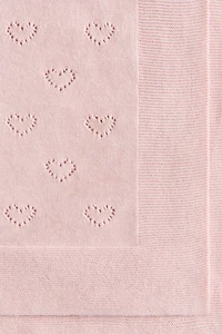 Couverture pour bébé en pointelle de coton