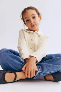 Textured-Knit Cardigan