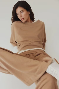 Pleat-Detail Drawstring Pants