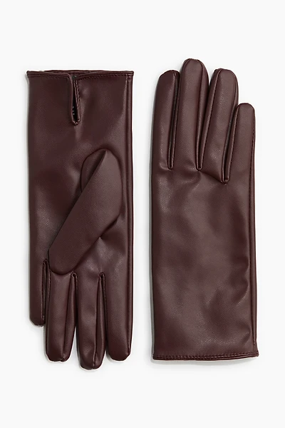Gants en tissu enduit