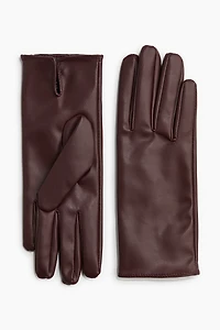 Gants en tissu enduit