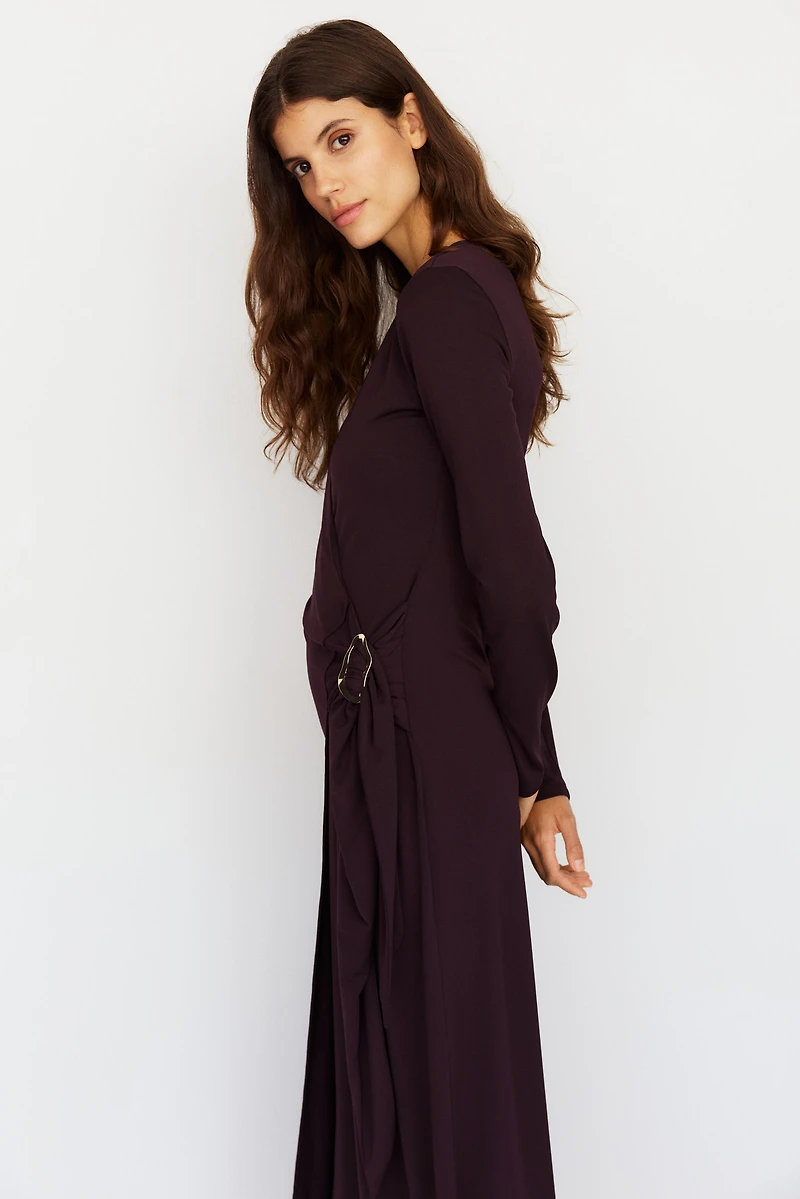 MAMA Nursing Wrap Dress