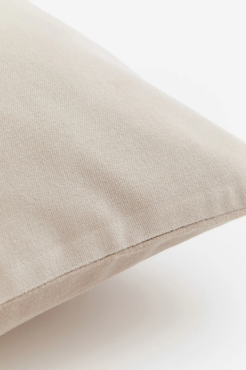 Housse de coussin en velours