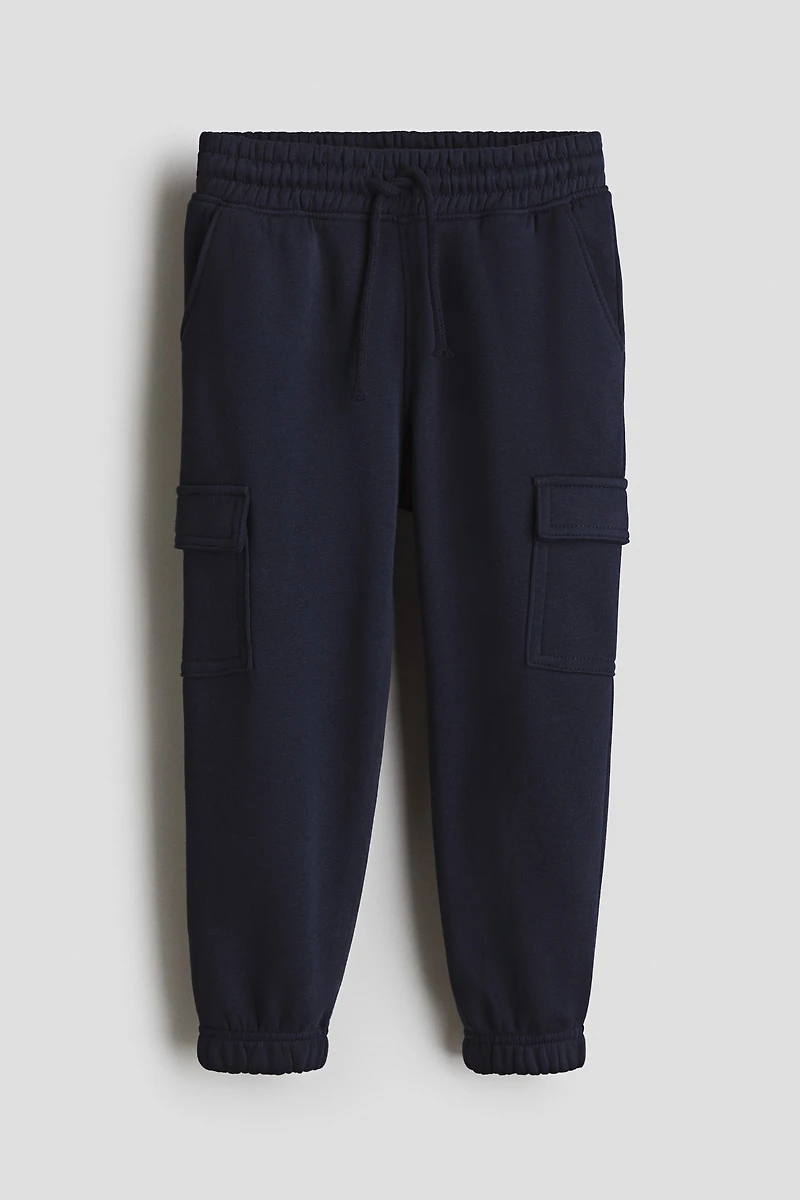 Brushed-Inside Cargo Joggers
