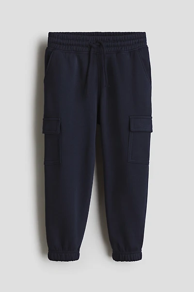 Brushed-Inside Cargo Joggers