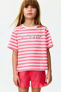 T-shirt en coton avec appliqués