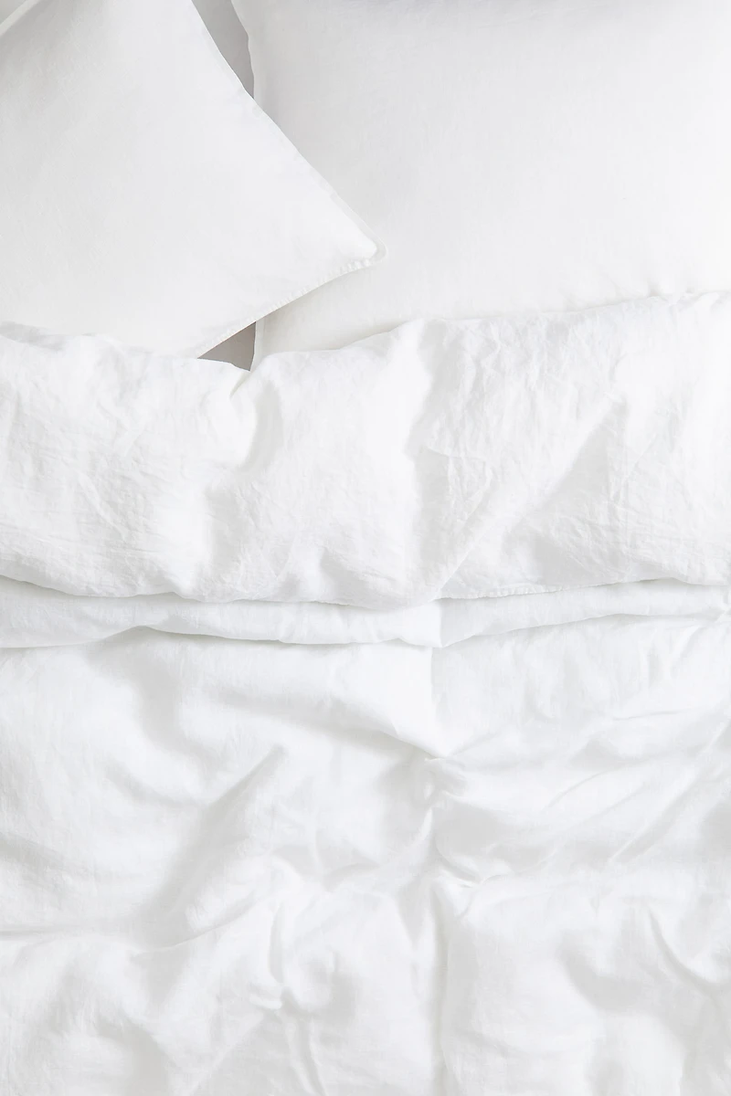 Linen King/Queen Duvet Cover Set