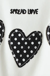 Appliquéd Cotton T-Shirt