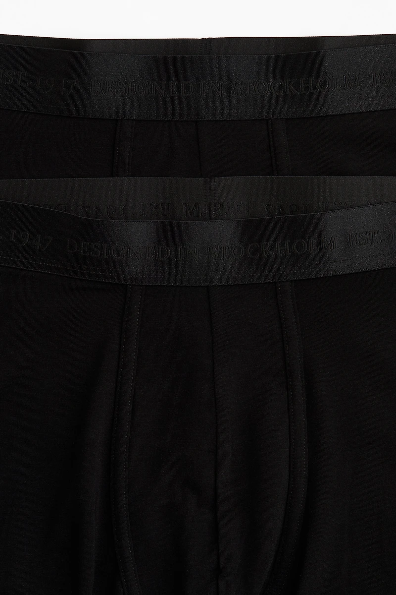 2-Pack Mid-Length Boxer Briefs with Lycra®