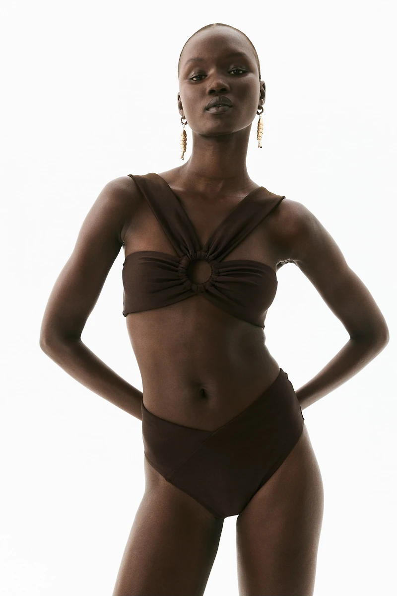High Rise Cheeky Bikini Bottoms