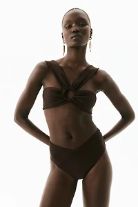 High Rise Cheeky Bikini Bottoms