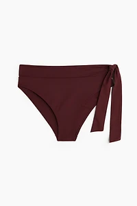 Bas de maillot taille haute avec détail à nouer