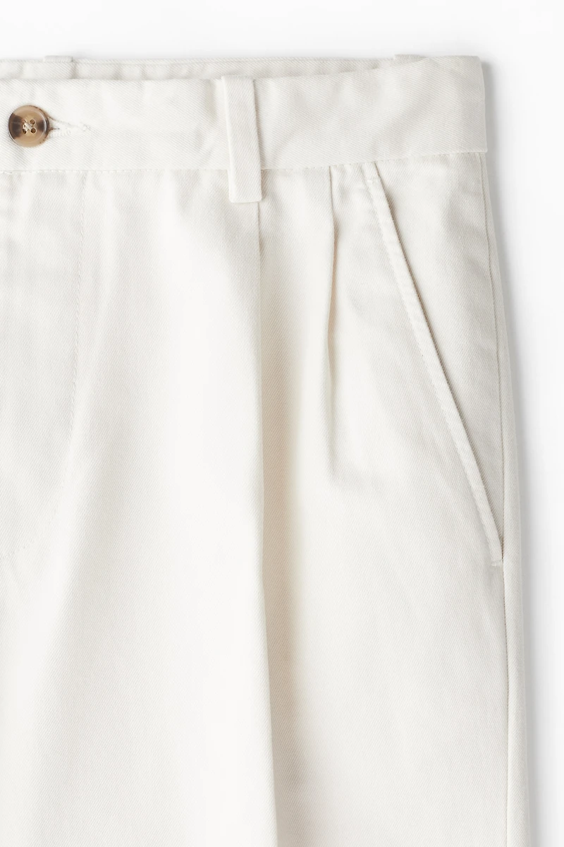 Regular-Fit Crease-Leg Chinos