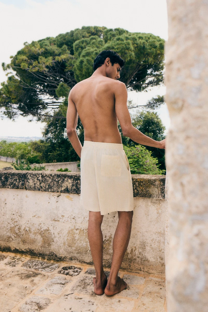 Relaxed-Fit Cotton Shorts