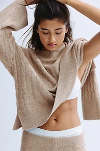 Cable-Knit Sweater