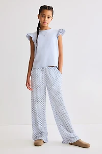 Pantalon à taille élastique