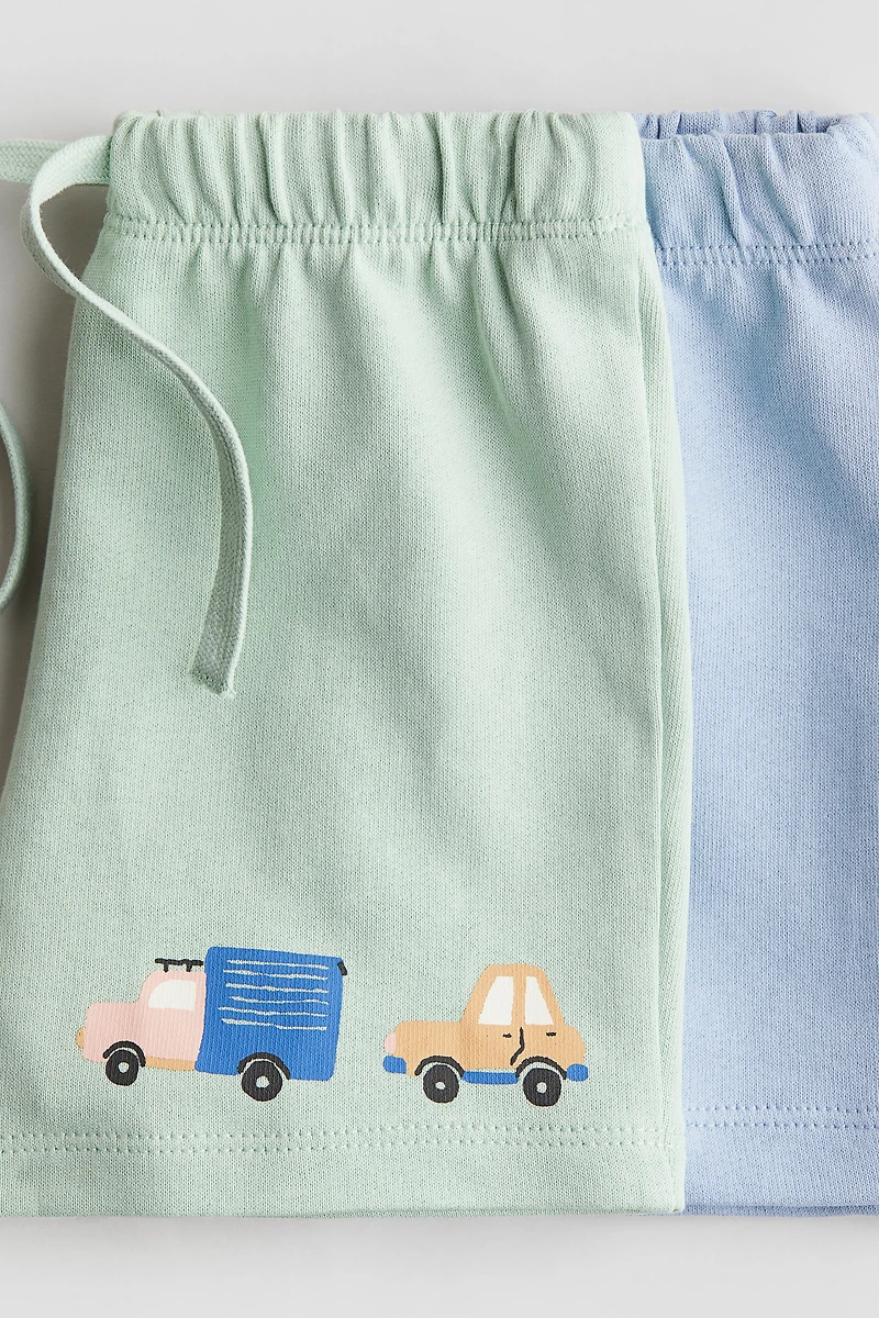 2-pack cotton shorts