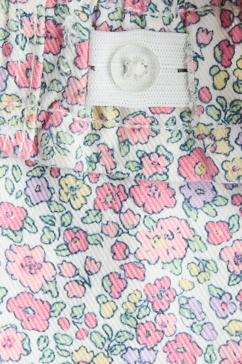 Loose Fit Denim Shorts