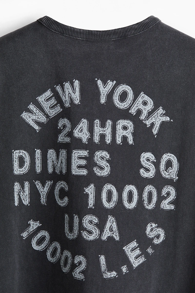 Loose-Fit Printed Tank Top