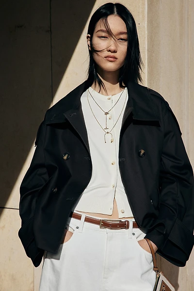 Short-Sleeved Cardigan