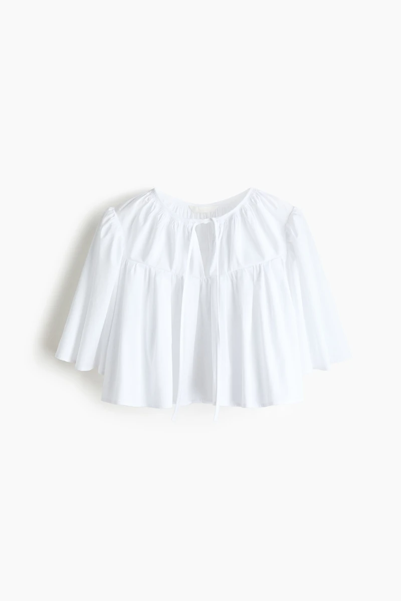 Short Cotton Blouse
